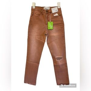 NWT Sam Edelman High Rise Slim Straight Ankle Jeans Size 24